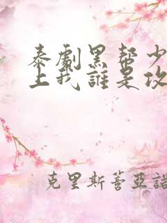 泰剧黑帮少爷爱上我谁是攻谁是受