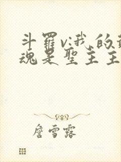 斗罗v:我的武魂是圣主主角