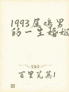 1993属鸡男的一生婚姻状况