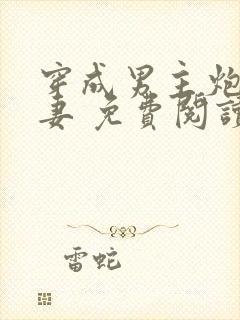 穿成男主炮灰前妻 免费阅读