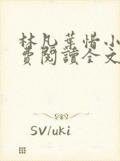 林凡叶惜小说免费阅读全文最新版