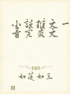 小说推文一口气看完爽文