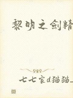 黎明之剑精校版