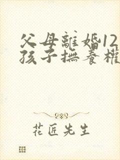 父母离婚12岁孩子抚养权归谁