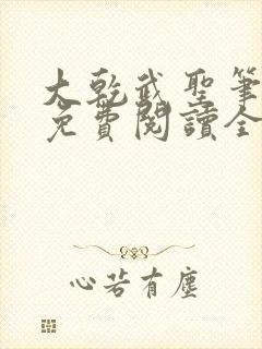 大乾武圣笔趣阁免费阅读全文无弹窗