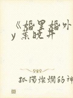 《婚里婚外》by 叶晓井