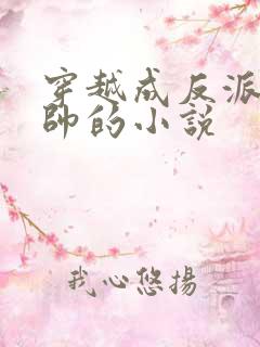 穿越成反派高富帅的小说