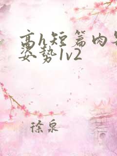 高h短篇肉各种姿势1v2