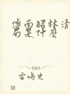 傅南昭林清大结局是什么