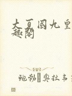 大夏国九皇子笔趣阁