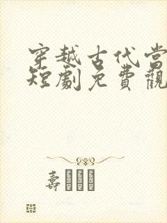 穿越古代当王爷短剧免费观看