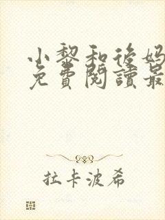 小黎和后妈小说免费阅读最新章节