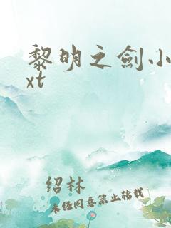 黎明之剑小说txt