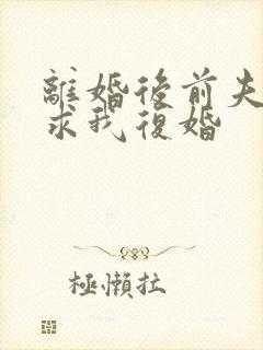 离婚后前夫哭着求我复婚