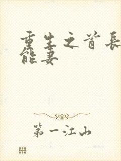 重生之首长的异能妻