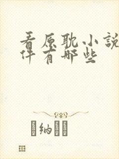 看原耽小说的软件有哪些