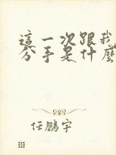 这一次跟我彻底分手是什么歌