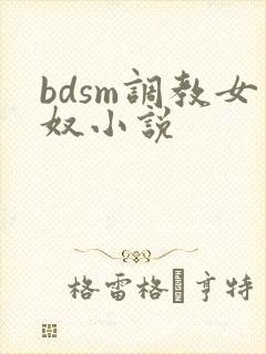 bdsm调教女奴小说