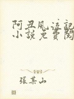 阿丑风流记原著小说免费阅读