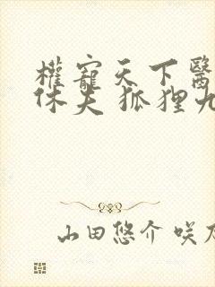 权宠天下医妃要休夫 狐狸九