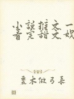 小说推文一口气看完甜文娱乐圈