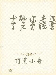 少帅你老婆又跑了免费听书完整版