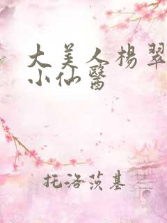 大美人杨翠绝世小仙医