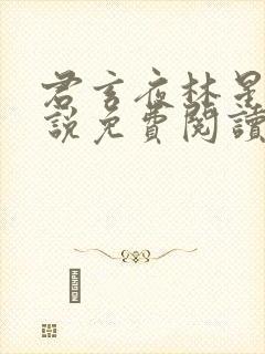 君玄夜林星瑶小说免费阅读