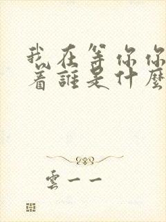 我在等你你在等着谁是什么歌