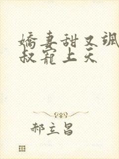 娇妻甜又飒,大叔宠上天