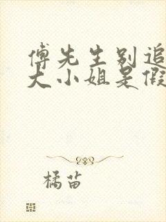 傅先生别追了,大小姐是假的短剧