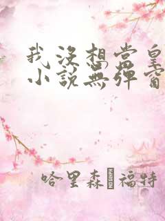 我没想当皇帝啊小说无弹窗