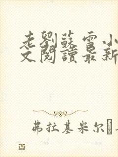 老刘苏雪小说全文阅读最新章节