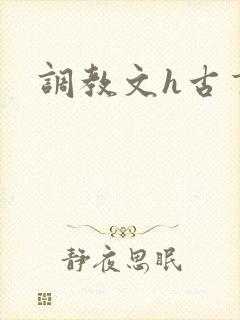 调教文h古言
