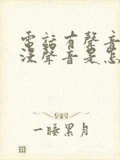 电话有声音其他没声音是怎么回事