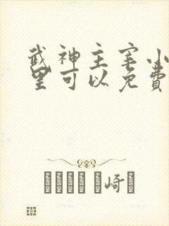 武神主宰小说哪里可以免费阅读