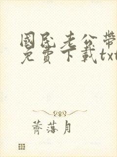 国民老公带回家免费下载txt