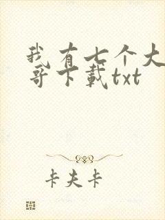 我有七个大佬哥哥下载txt