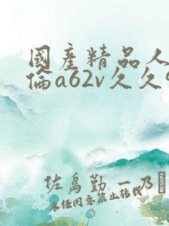 国产精品人妻人伦a62v久久99