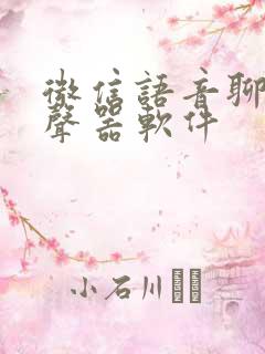 微信语音聊天变声器软件