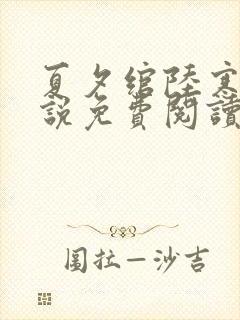 夏夕绾陆寒霆小说免费阅读