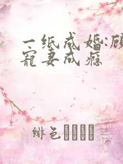 一纸成婚:顾少宠妻成瘾