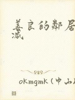 善良的邻居无删减
