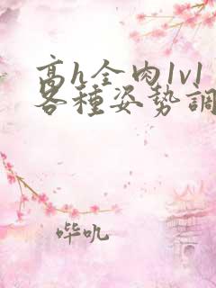 高h全肉1v1各种姿势调教男男