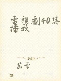 电视剧40集全播放