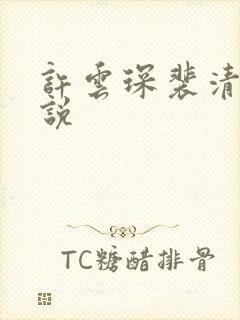 许云琛裴清欢小说