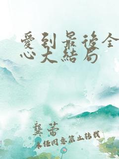 爱到最后全凭良心大结局