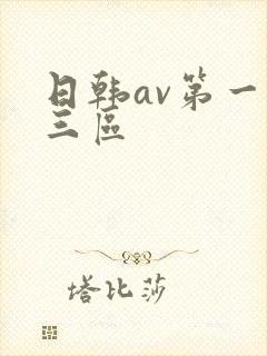 日韩av第一二三区