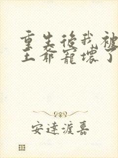 重生后我被偏执王爷宠坏了 小说