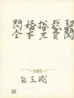 闪婚总裁契约妻全本免费阅读